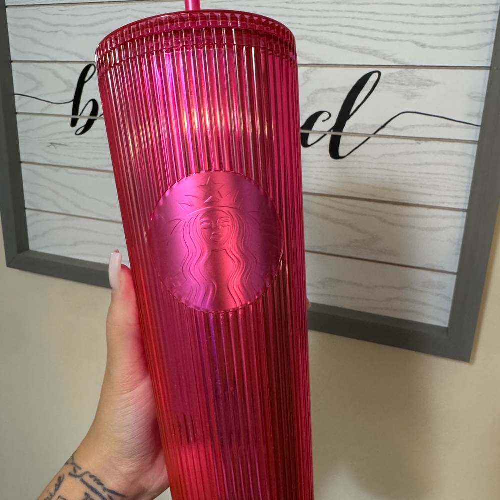 Starbucks Radiant Pink Textured Tumbler